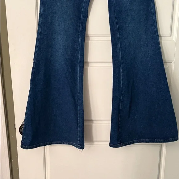 Forever 21 Dark Blue Flare Jeans - Picture 5 of 7